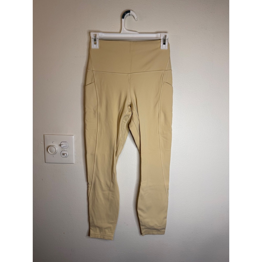 Lululemon Align Pockets Prosecco Butter Size 6